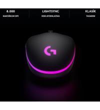 LOGITECH G102 910-005823 G102 LightSync Black 8000DPI 6 Tuş Optik RGB Siyah Kablolu Gaming (Oyuncu) Mouse